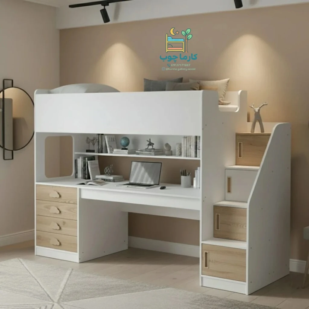 تخت دو طبقه مجموعه مدل آنجل