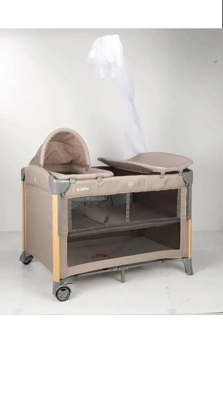 تخت و پارک کنار بازشو و یک گهواره شو جدا کیدیلو kidilo مدل T703M