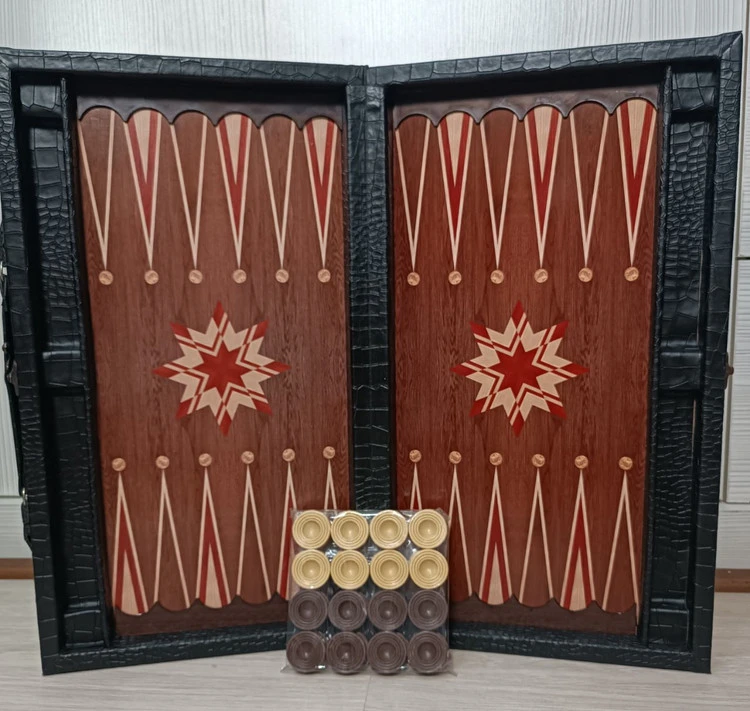 تخته نرد چرمی جامهره دار