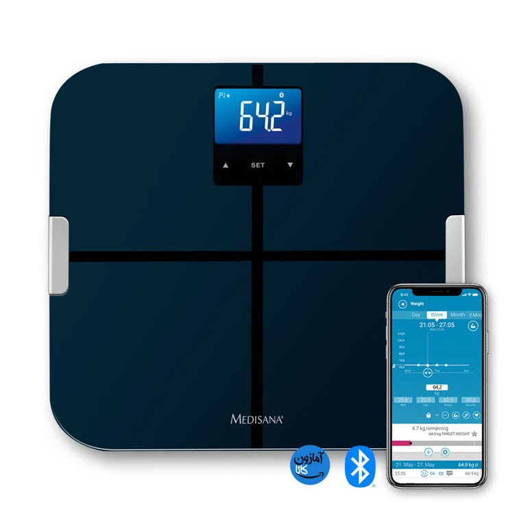 ترازوی هوشمند دیجیتال آنالیز بدن مدیسانا BS 440 connect