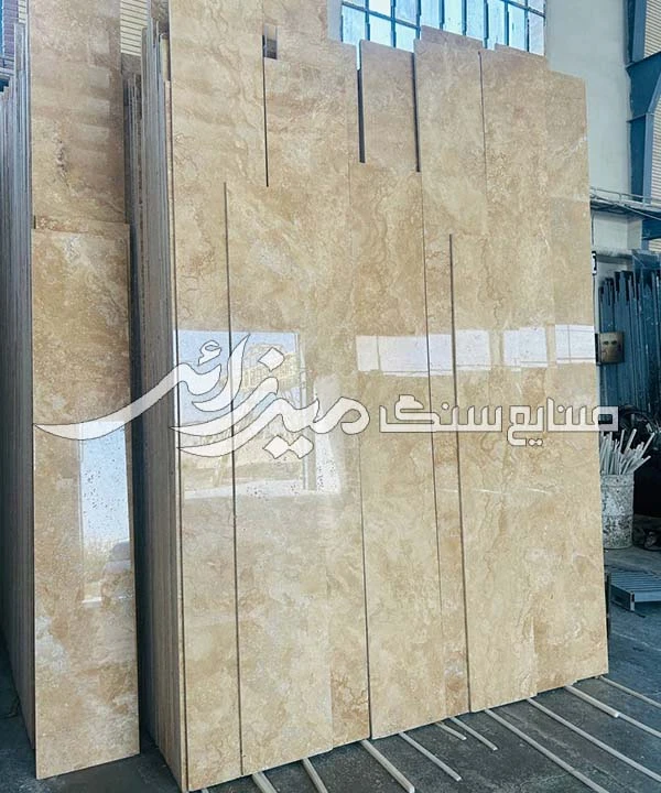 تراورتن موج پیچ بمانی کدSs040704-3