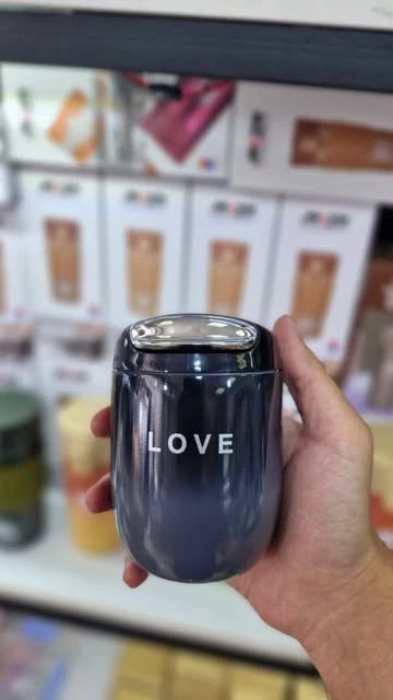 تراول ماگ استیل طرح LOVE