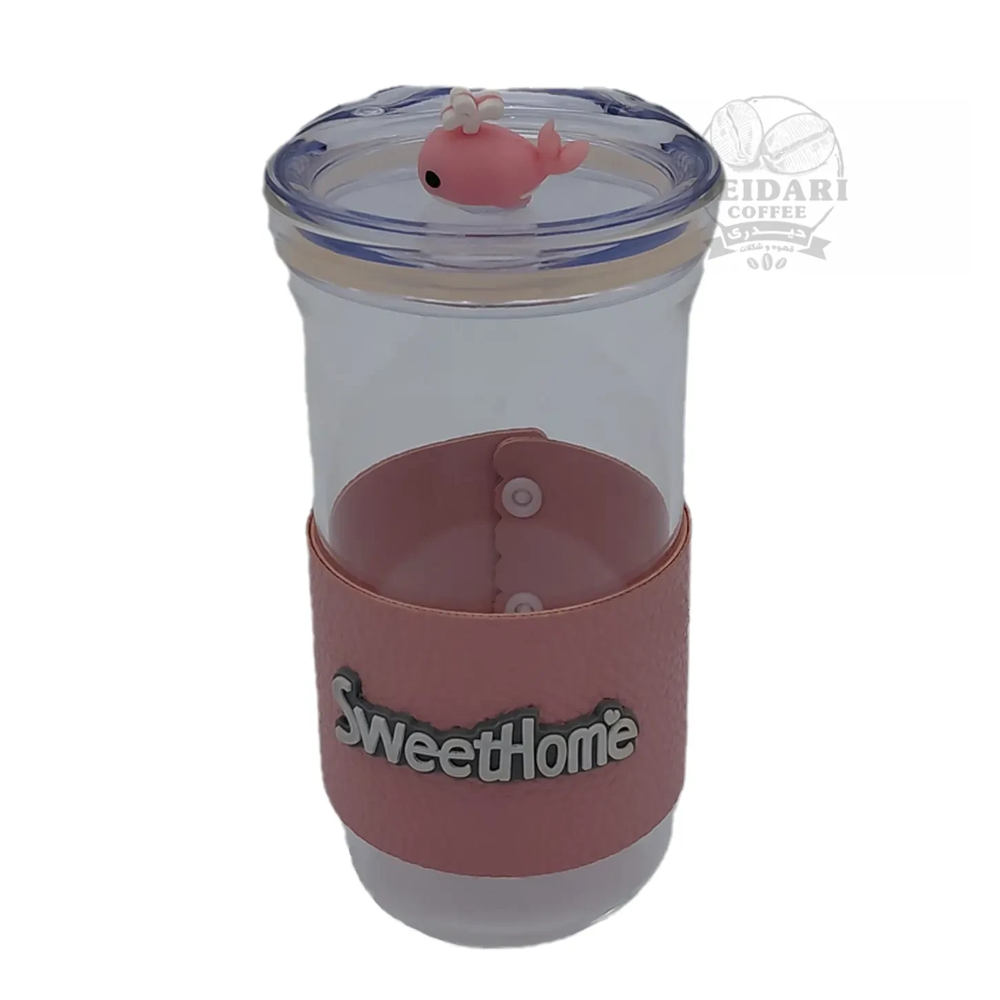 تراول ماگ شیشه ای SWEET HOME