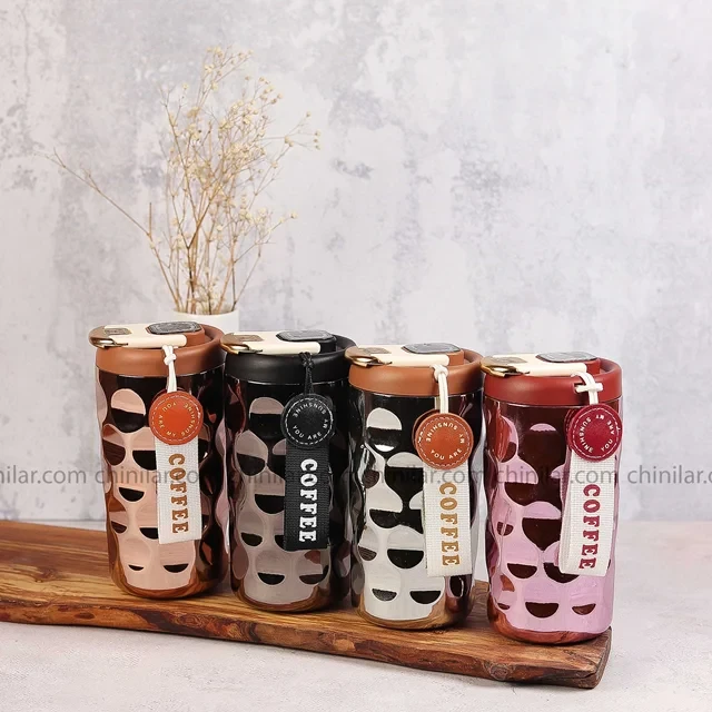 تراول ماگ مشبک 410 ml درجه دار