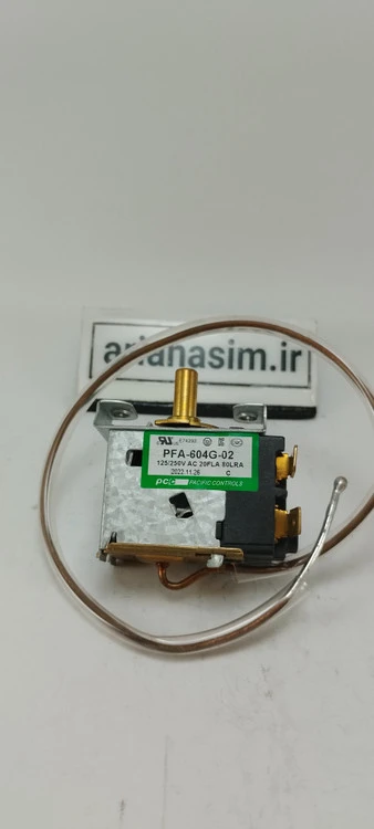 ترموستات کولر پنجره ای مدل PFA-604G-02 دو پین پایه بسته کره ای اصلی