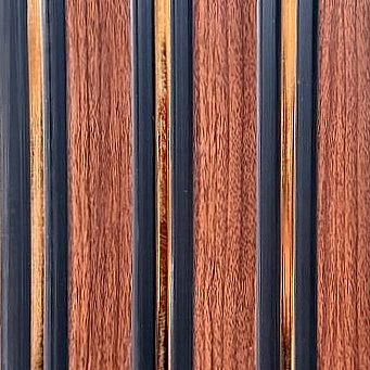 ترمووال pvc طرح چوب گردویی و طلایی - ابعاد 20*280
