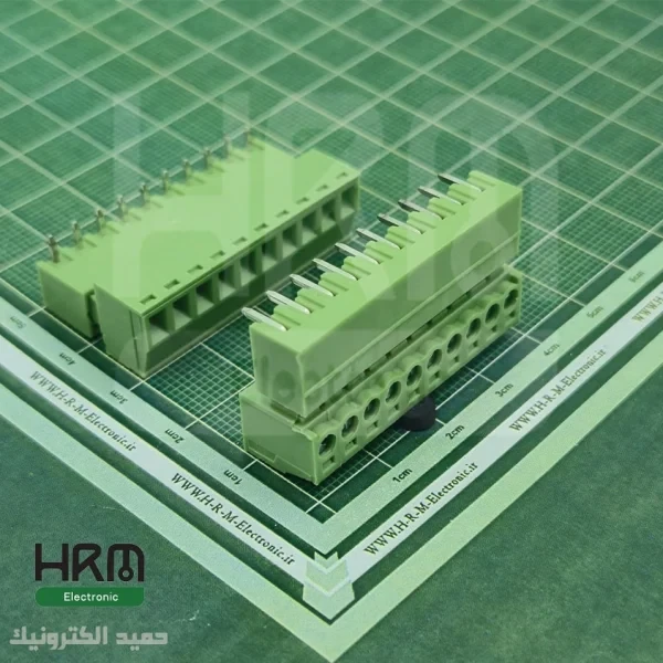 ترمینال فونیکس (PTR) نر رایت و ماده 10 پین (3.81mm)