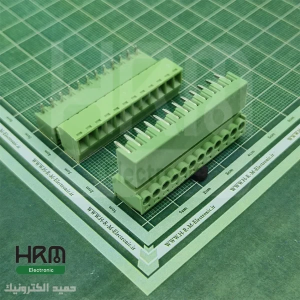 ترمینال فونیکس (PTR) نر رایت و ماده 12 پین (3.5mm)