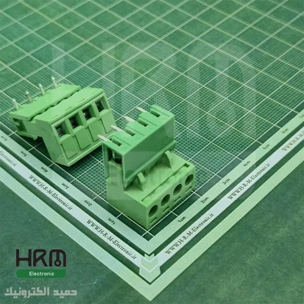 ترمینال فونیکس (PTR) نر رایت و ماده 4 پین (5.08mm)