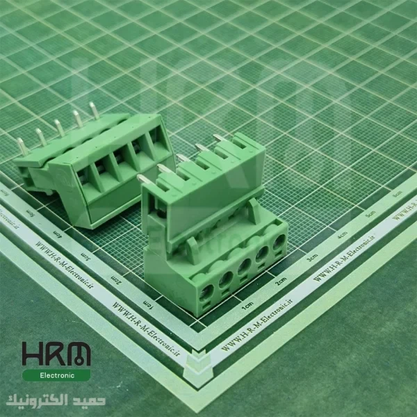 ترمینال فونیکس (PTR) نر رایت و ماده 5 پین (5.08mm)