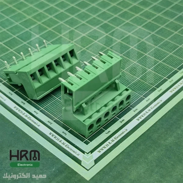 ترمینال فونیکس (PTR) نر رایت و ماده 6 پین (5.08mm)