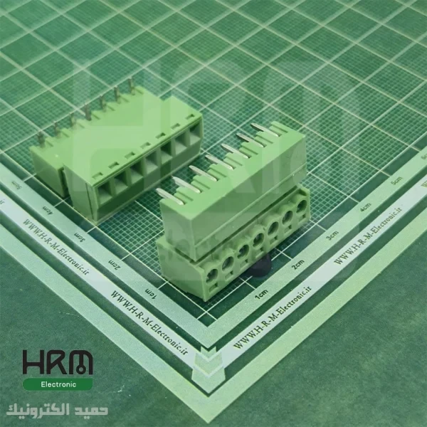 ترمینال فونیکس (PTR) نر رایت و ماده 7 پین (3.81mm)