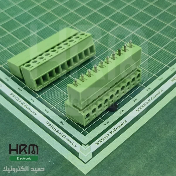 ترمینال فونیکس (PTR) نر صاف و ماده 10 پین (3.81mm)
