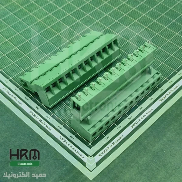 ترمینال فونیکس (PTR) نر صاف و ماده 12 پین (5.08mm)