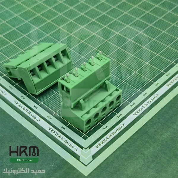 ترمینال فونیکس (PTR) نر صاف و ماده 5 پین (5.08mm)