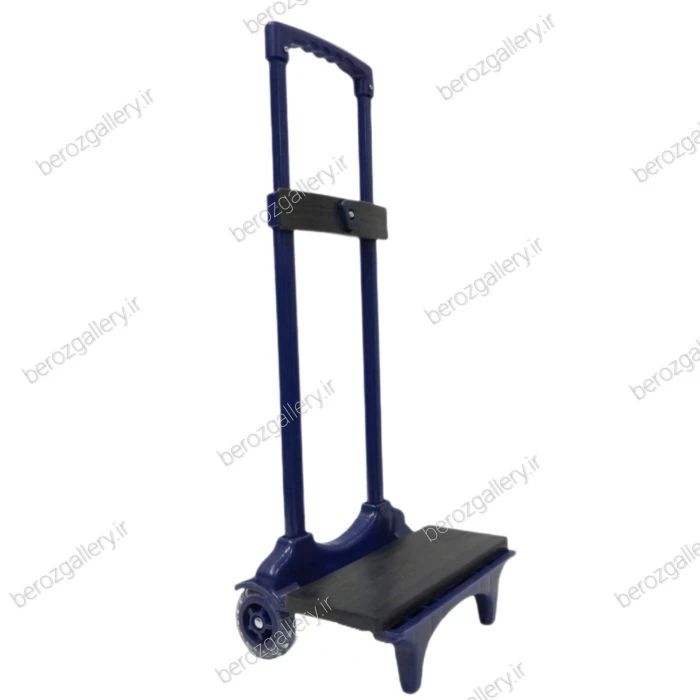 ترولی فلزی دسته چرخ دار، 2 چرخ سبک وزن،ویژه همه نوع کوله پشتی دبستان