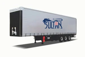 تریلر چادری ترانزیت سه محور -سلطان صنعت