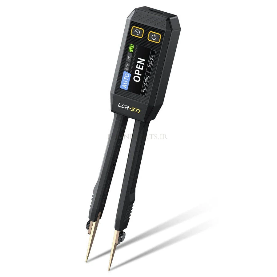 تستر حرفه‌ای مقاومت، خازن، سلف و دیود - LCR-ST1 Mini Smart Tweezer