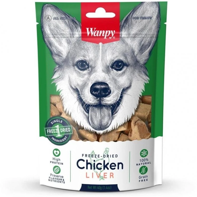 پوچ سگ ونپی با طعم مرغ و سبزیجات وزن 100 گرم