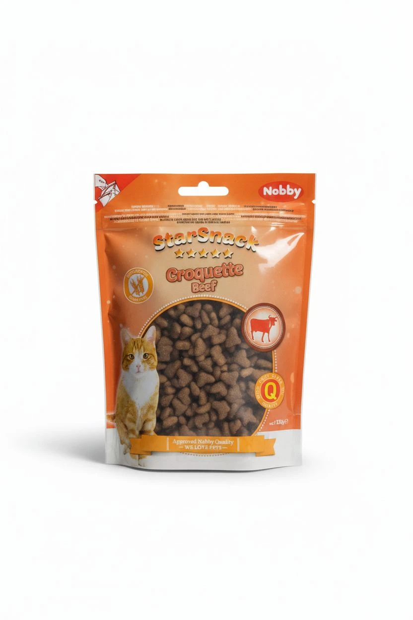 تشویقی گربه نوبی طعم گوشت گوساله وزن 125 گرم ( آلمان)