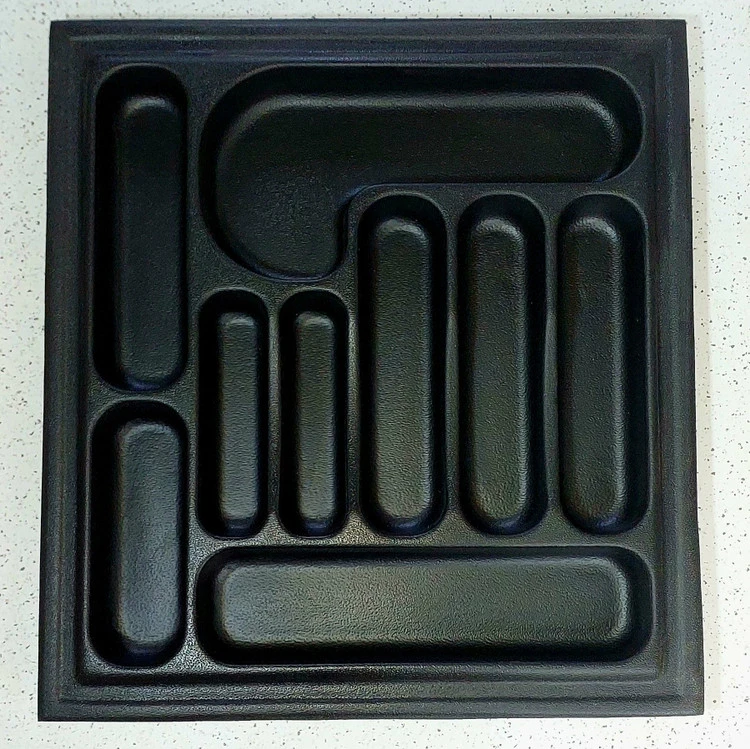 تفکیک کننده جای قاشق و چنگال ABS - 47x49 مشکی