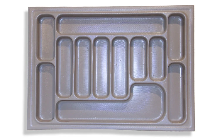 تفکیک کننده جای قاشق و چنگال ABS - 49x66 طوسی