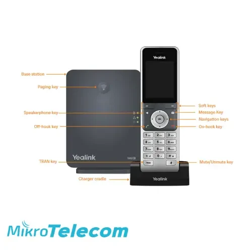 تلفن بی سیم W76P Yealink