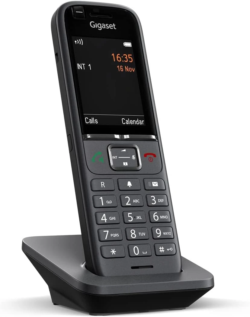 تلفن بی‌سیم حرفه‌ای گیگاست مدل Gigaset Pro S700H با صفحه‌نمایش رنگی و بلوتوث داخلی مخصوص دفاتر و محیط‌های کاری | آمازونیکس