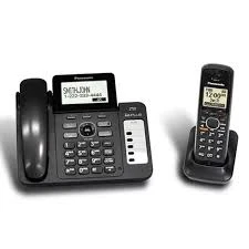 تلفن بی سیم پاناسونیک سه گوشی مدل KXTG6673 استوک