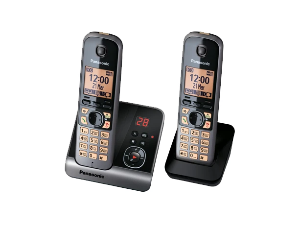 تلفن بی سیم ۲ گوشی پاناسونیک مدل KX-TG6722
