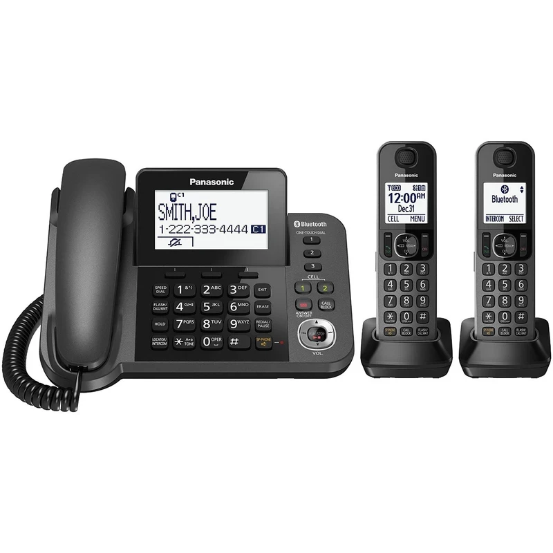 تلفن پاناسونیک آکبنددو گوشی مدل KX-TGF382N
