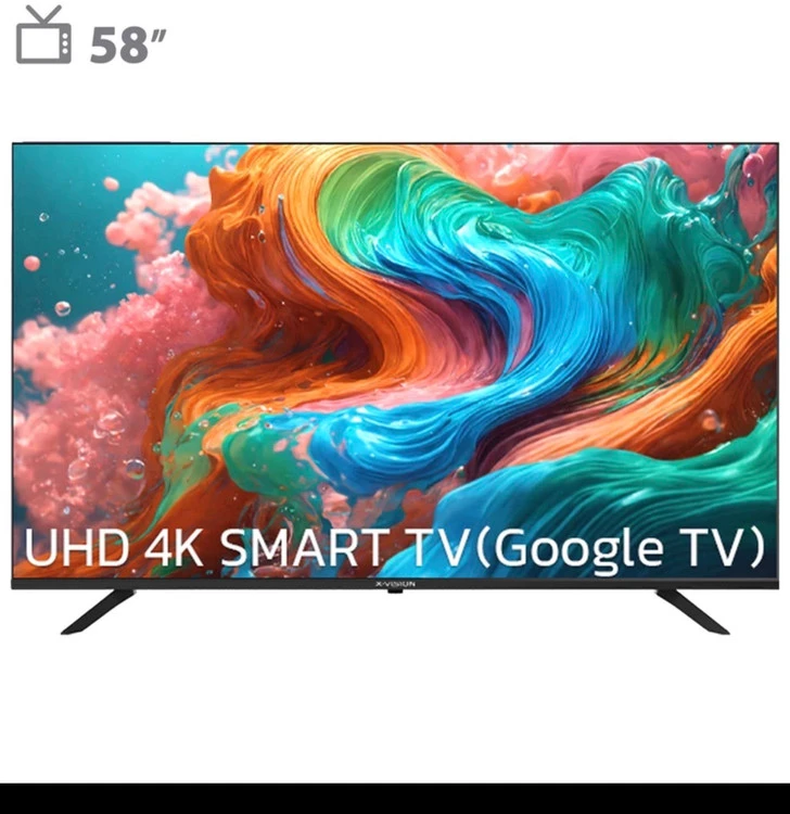 تلویزیون 58 اینچ ال ای دی هوشمند ایکس ویژن مدل 58XCU700
