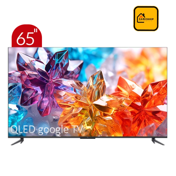 تلویزیون QLED UHD 4K هوشمند google TV تی سی ال مدل C645 سایز 65 اینچ