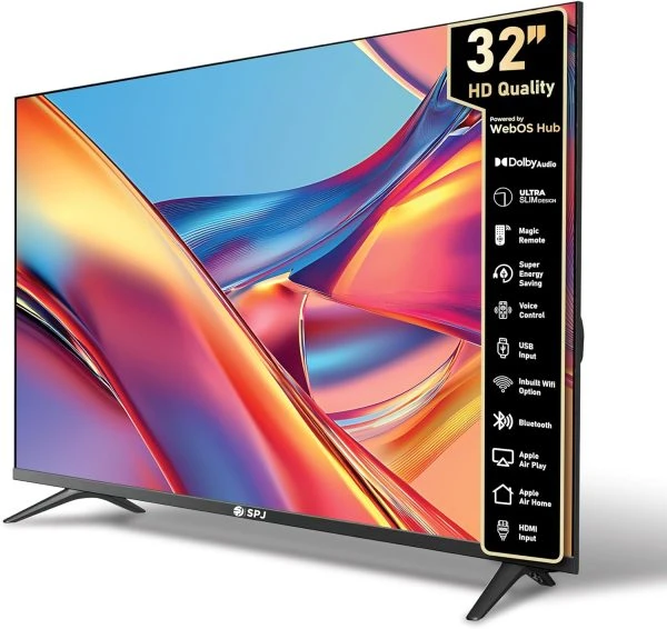 تلویزیون SPJ دو گیرنده سایز 32 اینچ LEDBLU-32ID017