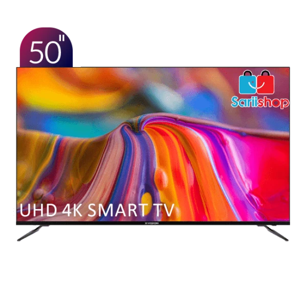 تلویزیون UHD 4K هوشمند ایکس‌ویژن سری 7 مدل XCU745 سایز 50 اینچ