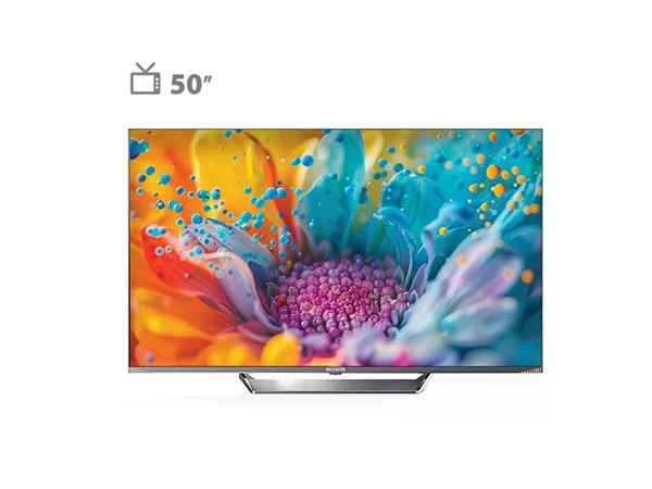 تلویزیون کیو ال ای دی آیوا مدل 50C3D-QLED-GRAY- SMART سایز 50 اینچ