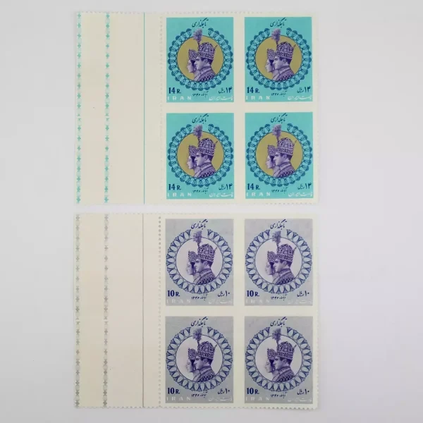تمبر تاج گذاری 1346 محمدرضا شاه پهلوی – TIM-1076