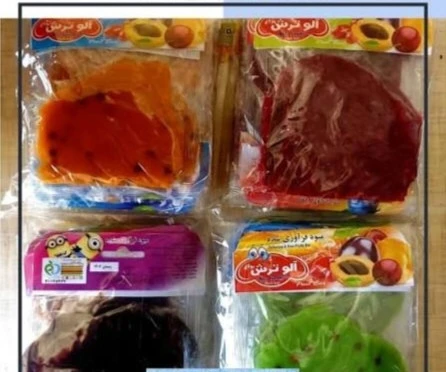تمر آلوچه رنگی نارنیا بسته 10 عددی