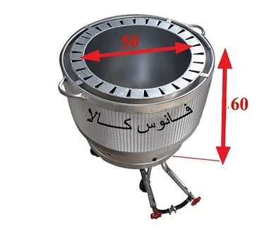 تنور گازی 60