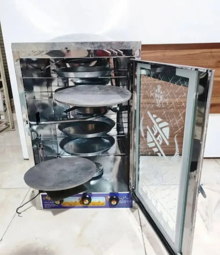 تنور گازی ۳ سینی و ۲ ساج سقف گنبدی