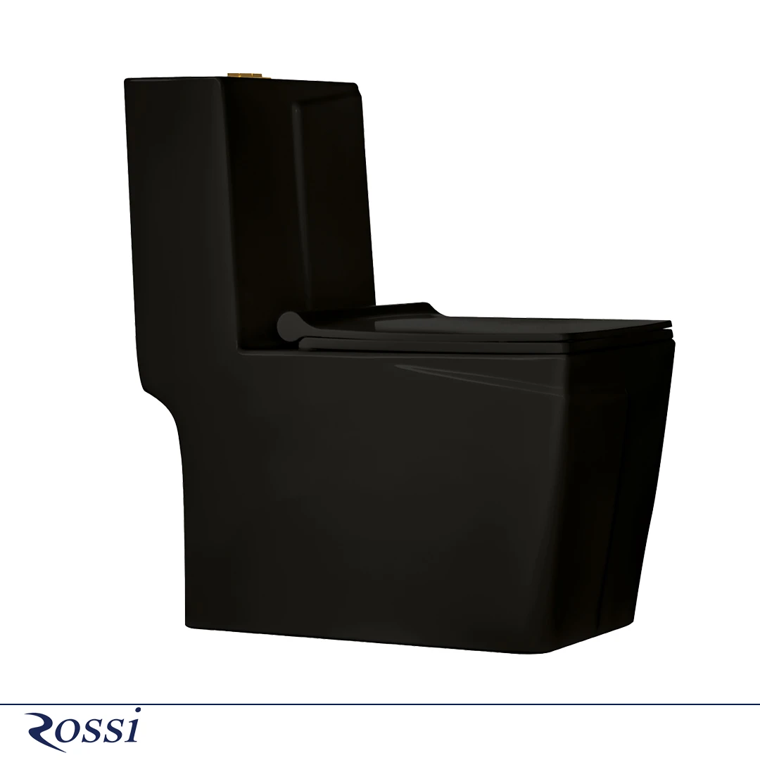 توالت فرنگی رسی مدل لاین مشکی