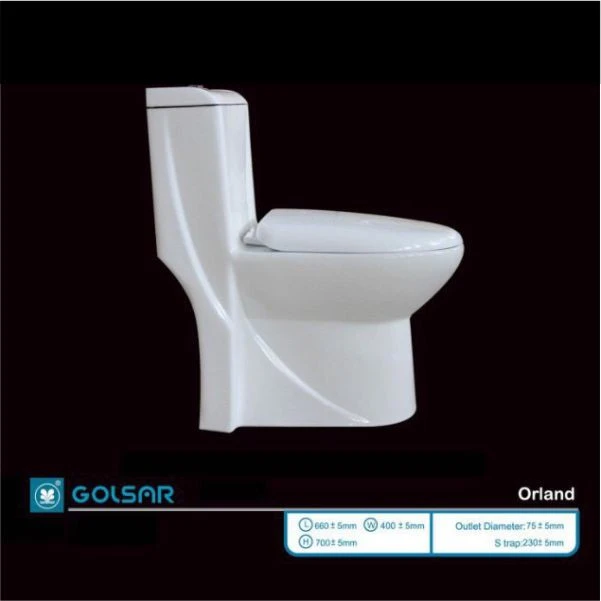 توالت فرنگی گلسار مدل اورلاند درجه یک