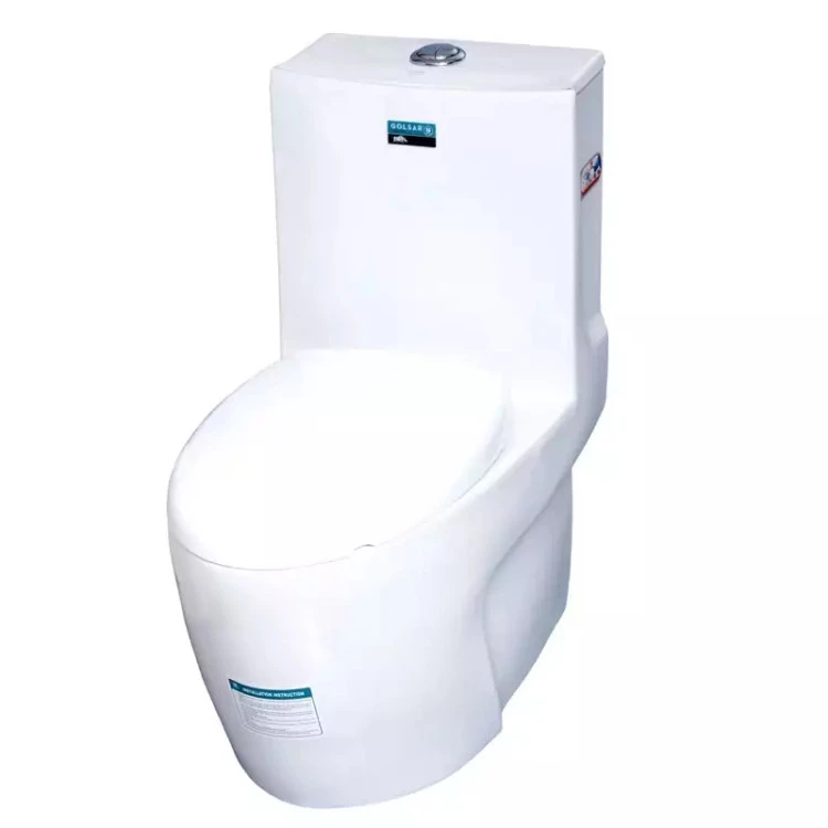 توالت فرنگی گلسار مدل پلاتوس (خروجی 10) (پس کرایه)
