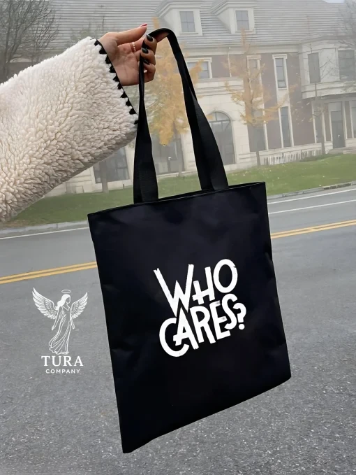 توت بگ کتان طرح who cares