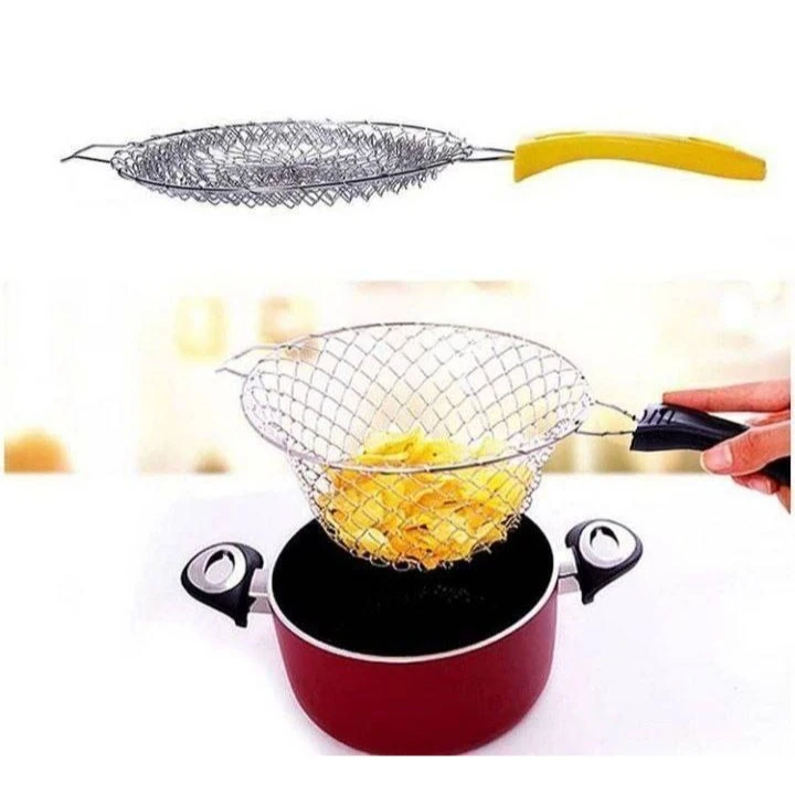 توری چیپس دسته چوبی
