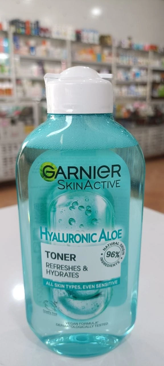 تونر آبرسان هیالورونیک آلوئه — موجی از طراوت و رطوبت گارنیر Garnier