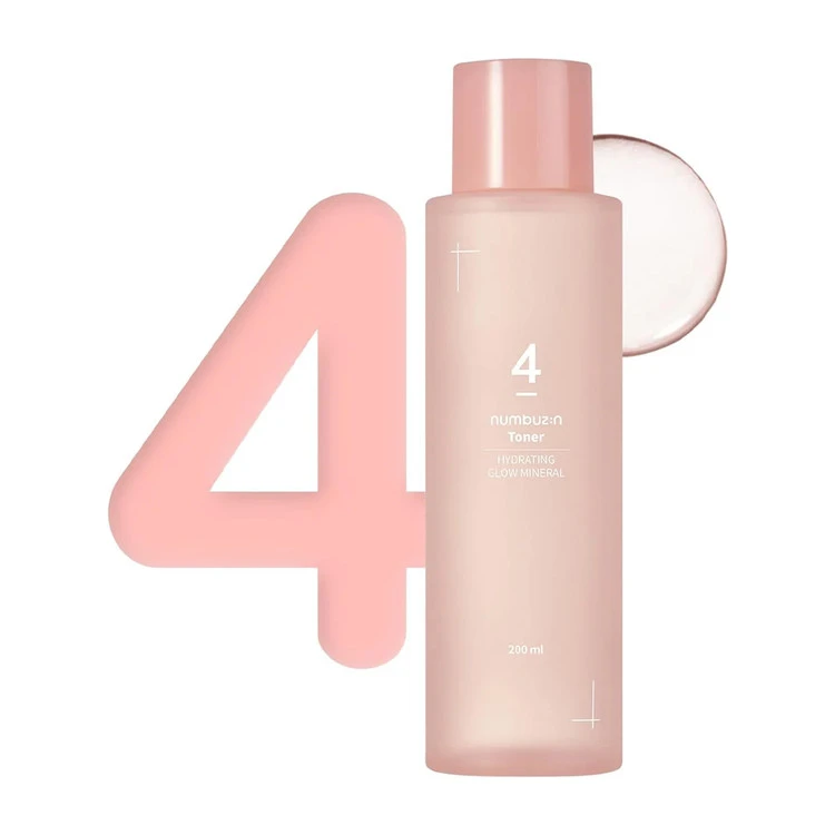 تونر آبرسان و معدنی نامبوزین شماره ۴ (numbuzin No.4 Hydrating Glow Mineral Toner)