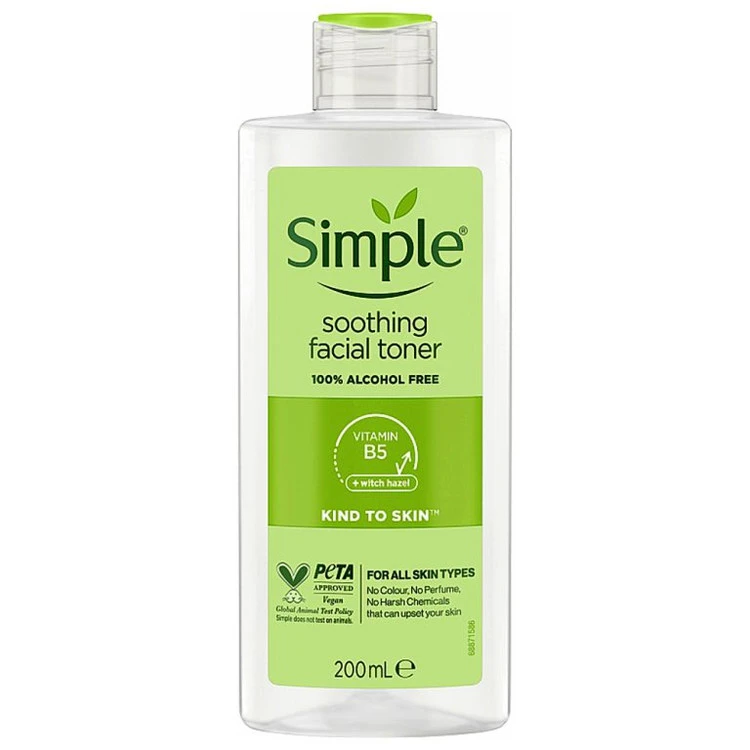 تونر آرامش‌بخش صورت سیمپل (Simple Soothing Facial Toner)