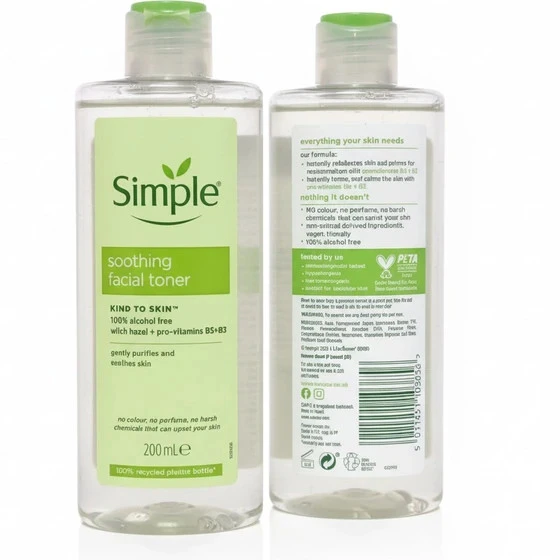 تونر انواع پوست مدل kind to skin حجم 200 میلی لیتر اصلی