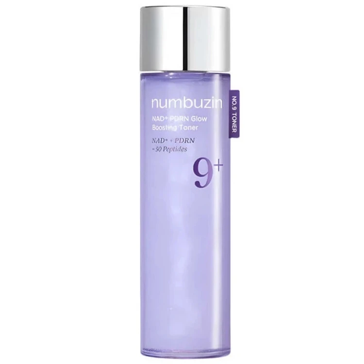 تونر درخشان‌کننده و تقویت‌کننده نامبوزین شماره ۹ (numbuzin No. 9 NAD+ PDRN Glow Boosting Toner)
